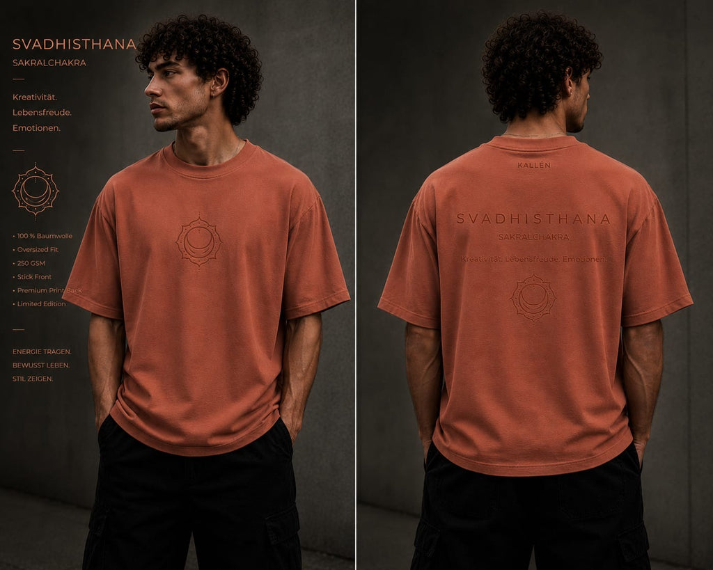 KALLÉN Chakra Luxury Tee Collection | Oversized Heavyweight Cotton