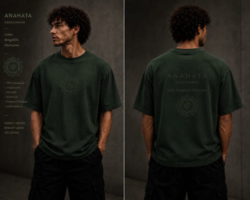 KALLÉN Chakra Luxury Tee Collection | Oversized Heavyweight Cotton