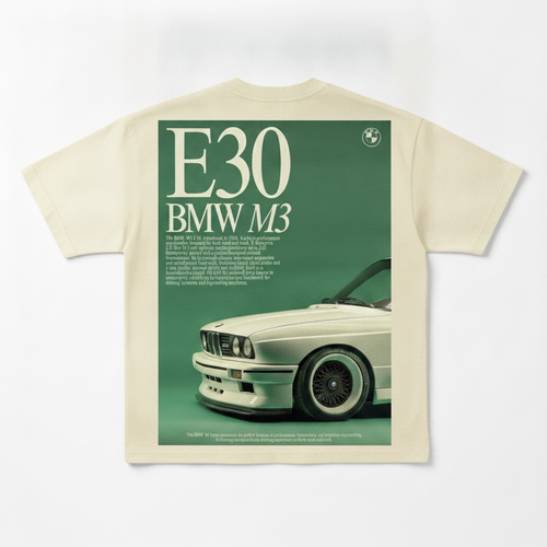 KALLÉN E30 M3 Graphic Tee — Vintage Cream