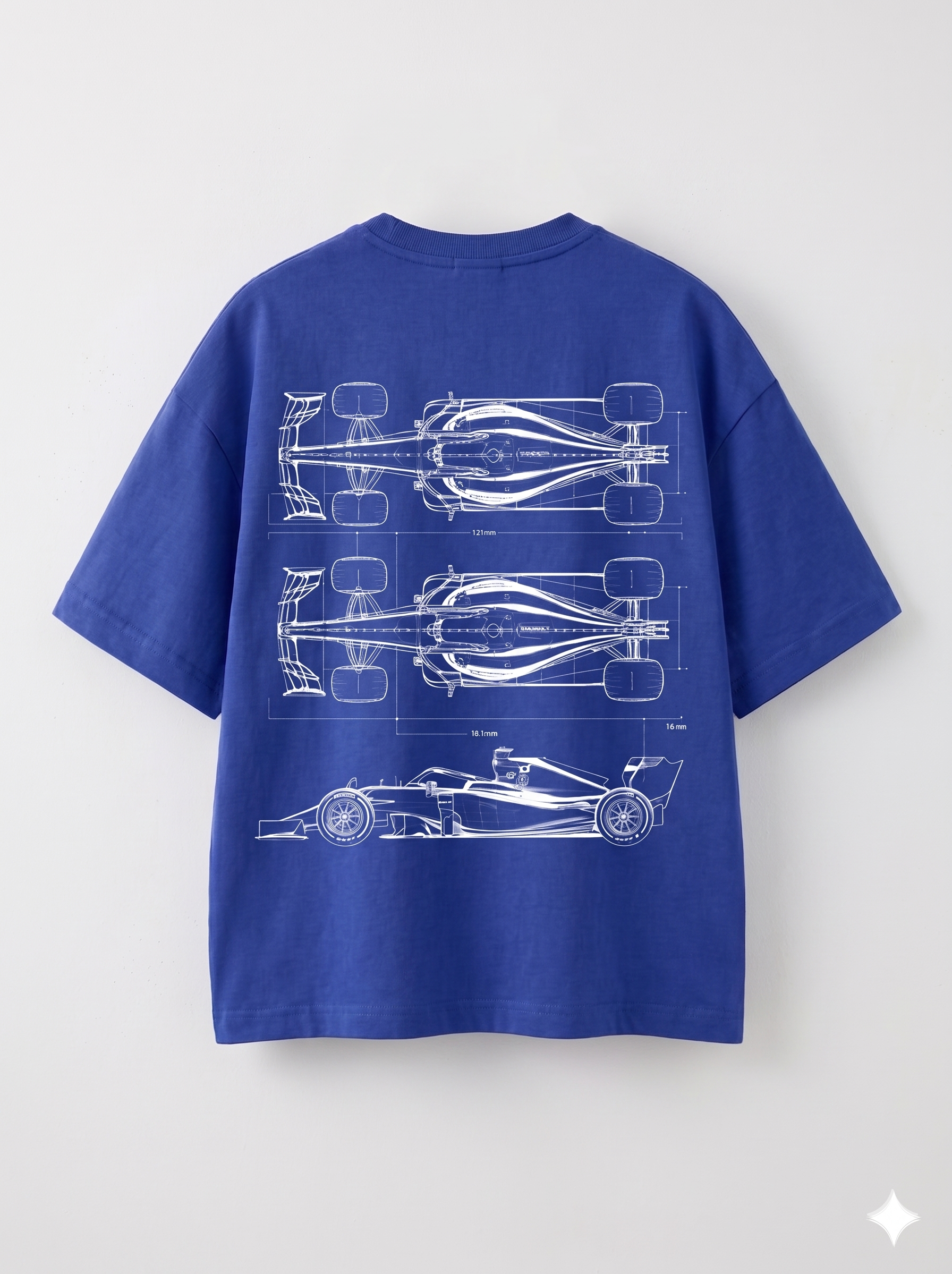 KALLÉN F1 Car Racing — Printed Oversized Tee