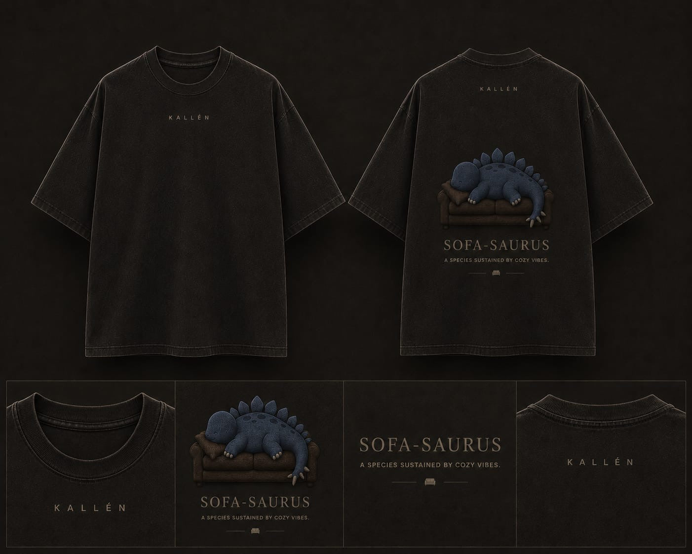 The Ancient Fuel Heavyweight Embroidered Tee
