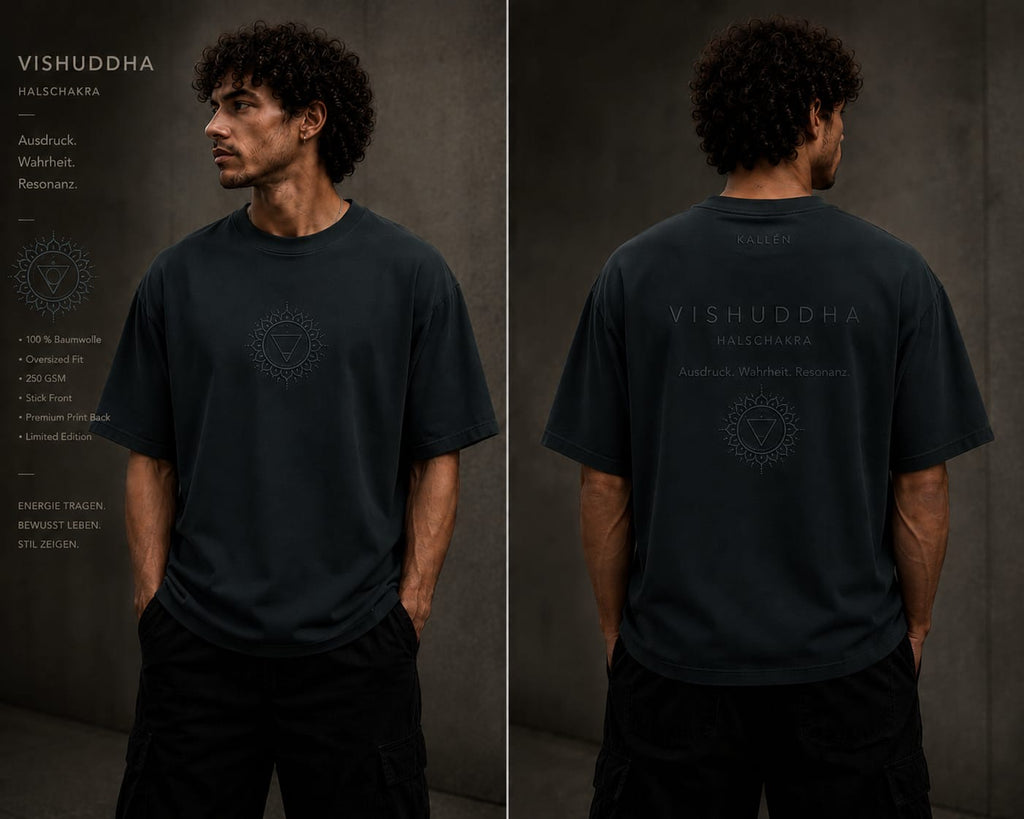 KALLÉN Chakra Luxury Tee Collection | Oversized Heavyweight Cotton