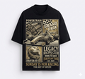 Sunday is for Racing Printed Oversize T-shirts