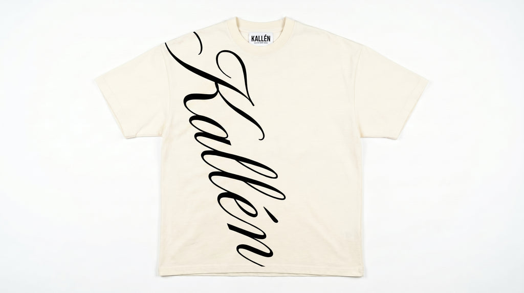 KALLÉN Script Oversized Tee