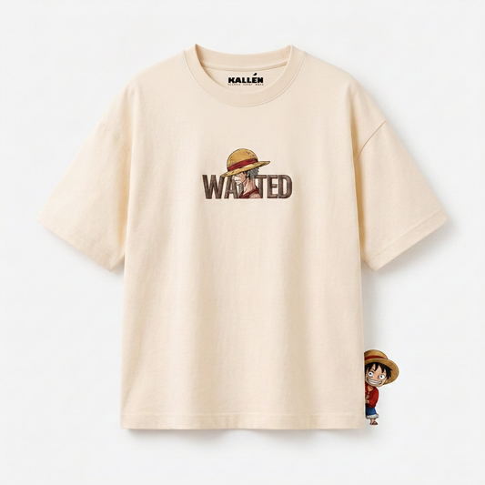 KÄLLÉN Wanted — Embroidered Oversized Tee